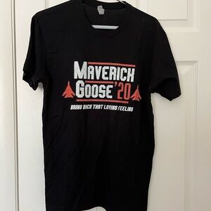 Top Gun Black Short Sleeve Tee